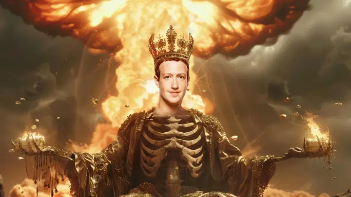 Нелепый гость в первом ряду: Daily Mail высмеяла Цукерберга на показе Prada