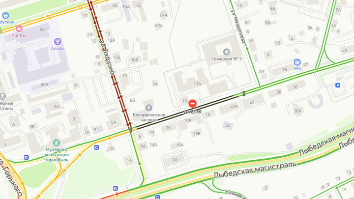 Во Владимире из-за прорыва теплотрассы перекрыли улицу Луначарского