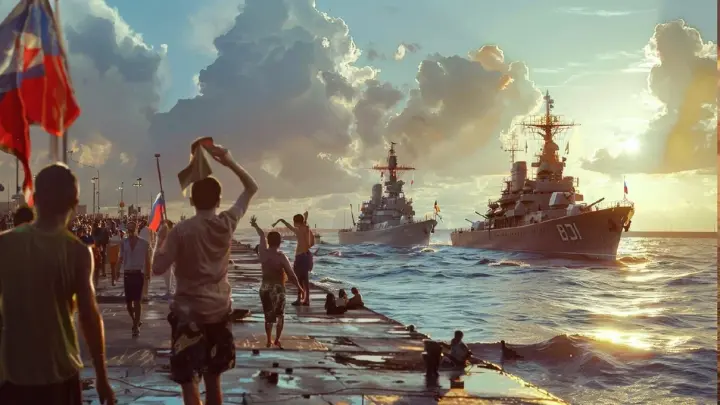 Нефтяной танкер Анатолий Колодкин пробирается к Кубе через блокаду США