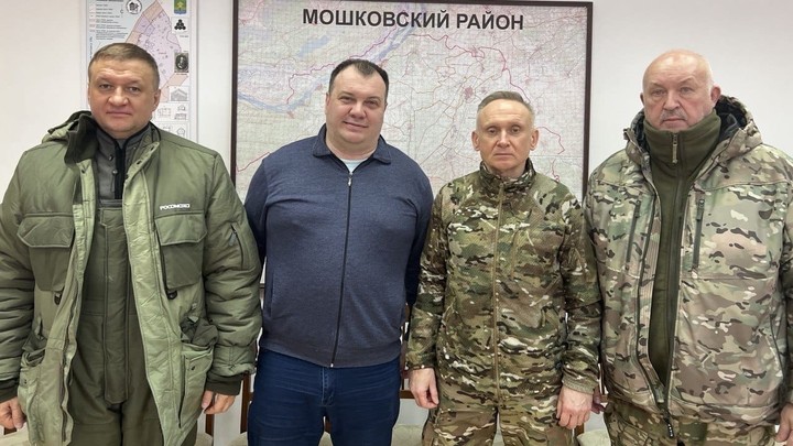 Глава Мошковского района встретился с руководством спецбатальона Вега