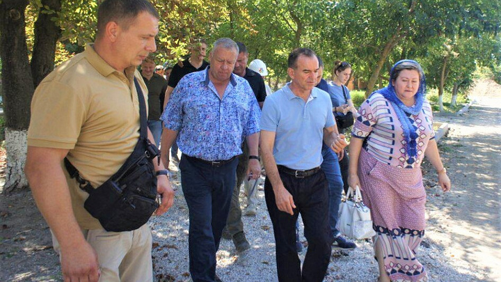 Губернатор Кубани посетил подшефный регион: в Херсонской области продолжают ремонт соцобъектов