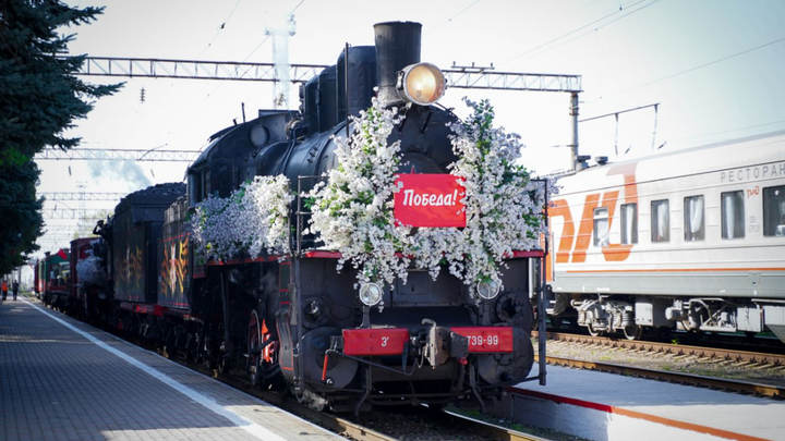 В Краснодар прибудет ретро-поезд Победа