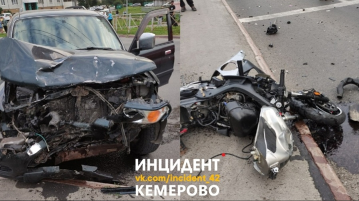 В Кемерове пострадавшему в жутком ДТП мотоциклисту оторвало палец