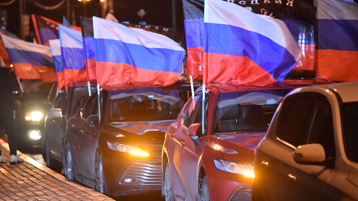 В каких округах Подмосковья прошел автопробег в поддержку вооруженных сил России
