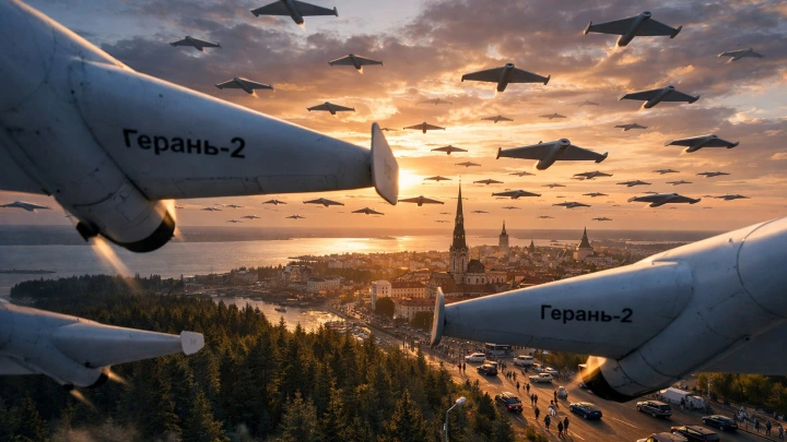 Герани атаковали Полтаву: в городе слышны взрывы