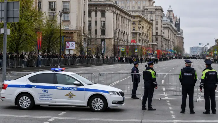 Где перекроют движение в Москве 9 мая