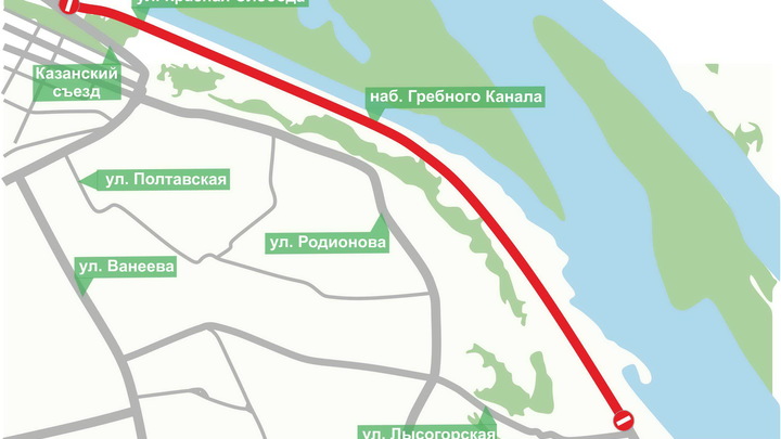 Центр Нижнего Новгорода закроют для транспорта на несколько часов 22 февраля