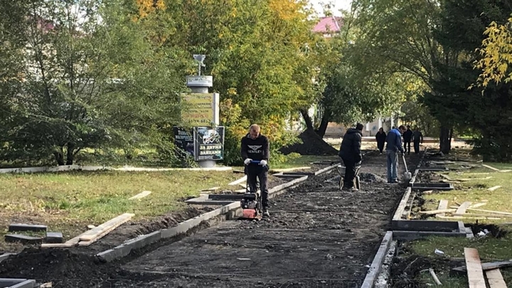 В Кургане открытие Горсада запланировано на середину ноября