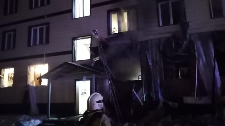 Взрыв газа в Новосибирской области: есть пострадавший