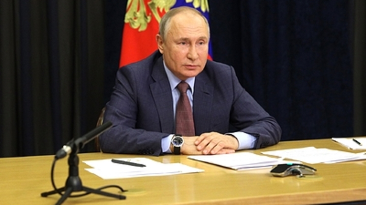 Путин запустил первую линию Амурского газоперерабатывающего завода