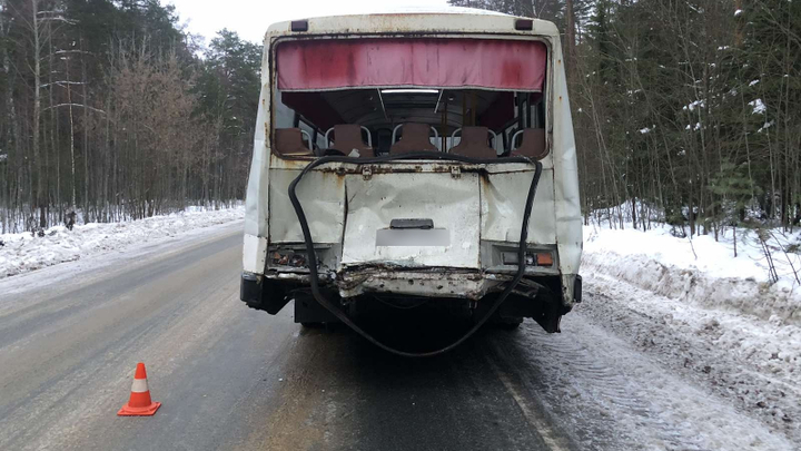 В Ковровском районе столкнулись два рейсовых автобуса