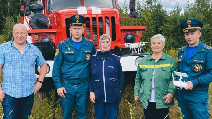 В Ивановской области потерявшихся в лесу пенсионерок нашёл беспилотник