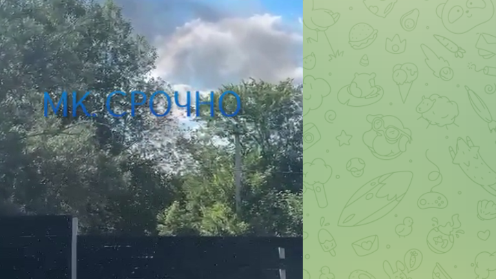 Появилось видео с места падения Суперджета в Подмосковье