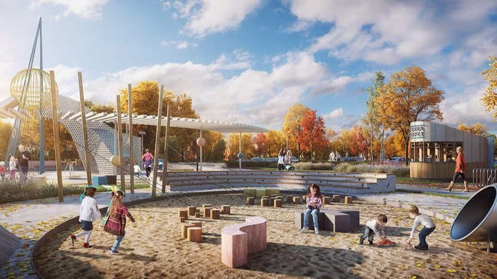 Космическая игровая площадка на берегу реки Незнайки. Чем удивят жителей ТиНАО?