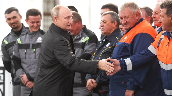 Путин, Собянин и Воробьёв открыли участок трассы М-12 «Москва — Казань» до Арзамаса
