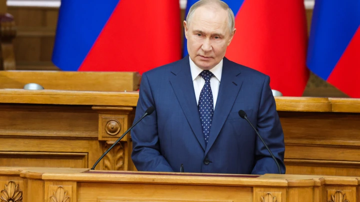 Выступление Путина в Кремле по итогам 80-й годовщины Победы длилось 19 минут
