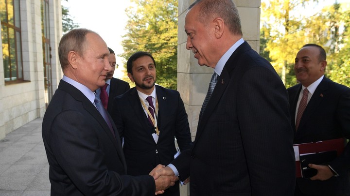 Путин пообщался с Эрдоганом впервые после смены статуса собора Святой Софии