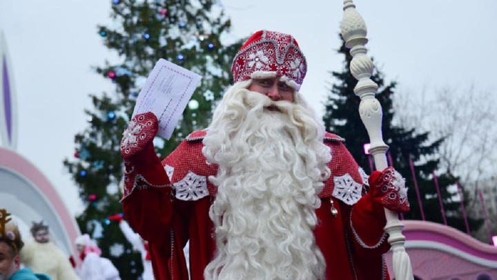 Дед Мороз приехал в Новую Каховку