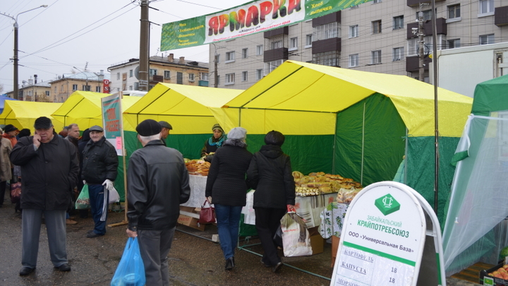 Субботние ярмарки начались в Чите