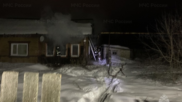 В Камешковском районе на пожаре пострадал 61-летний мужчина