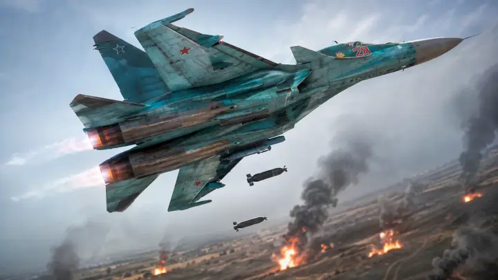 MWM: русский Су-35 залетел на Украину и повёл себя странно