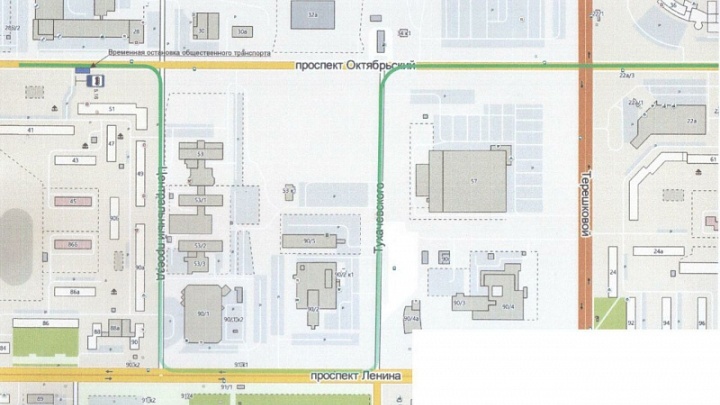 В Кемерове перенесли перекрытие движение по проспекту Октябрьскому на другой срок