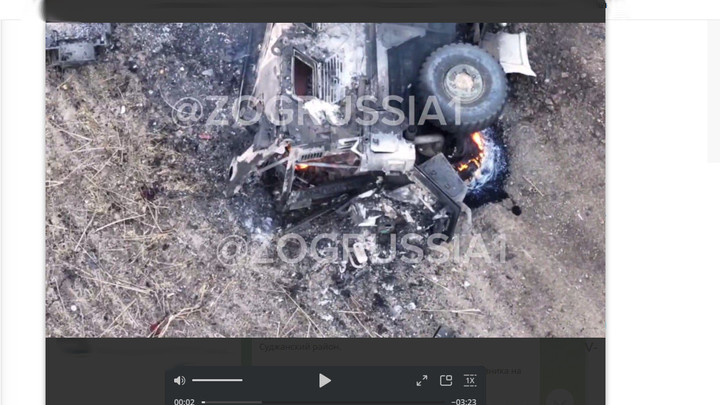 Удар дронов Князь Вандал по частям ВСУ под Суджей сняли на видео