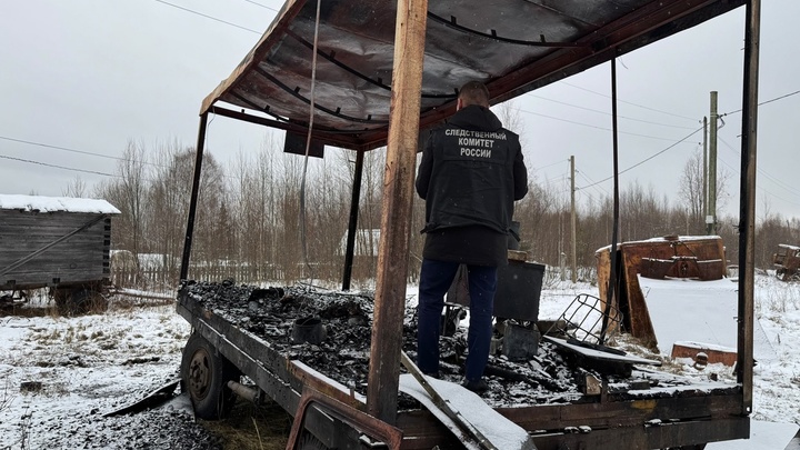 В Ленском районе на пепелище нашли труп бездомного мужчины