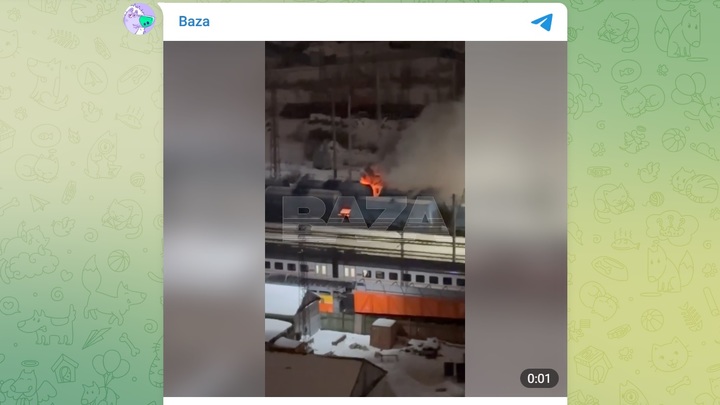 Сразу две электрички подожгли неизвестные в Подмосковье