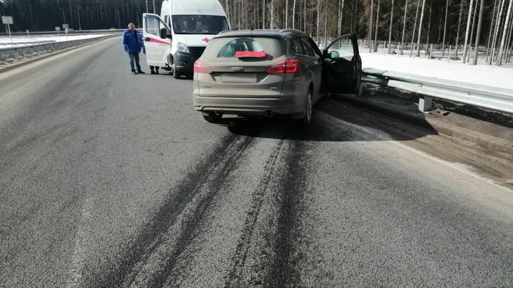 На трассе М-12 в Петушинском районе пострадала водитель иномарки