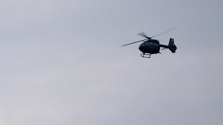 В Киевской области возле детского сада упал вертолёт