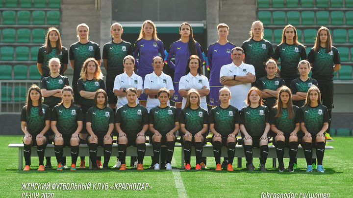Первый в истории матч женской команды «Краснодара» состоится 1 августа