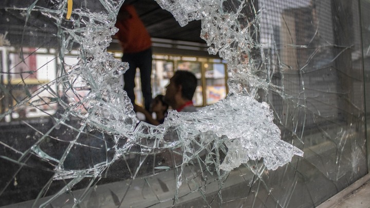 Опубликовано видео последствий взрыва в центре Херсоне