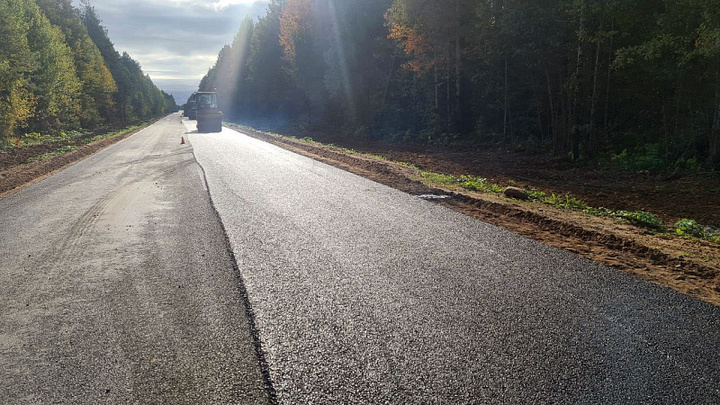 Стало известно, когда завершится ремонт трассы Долматово – Няндома – Каргополь – Пудож