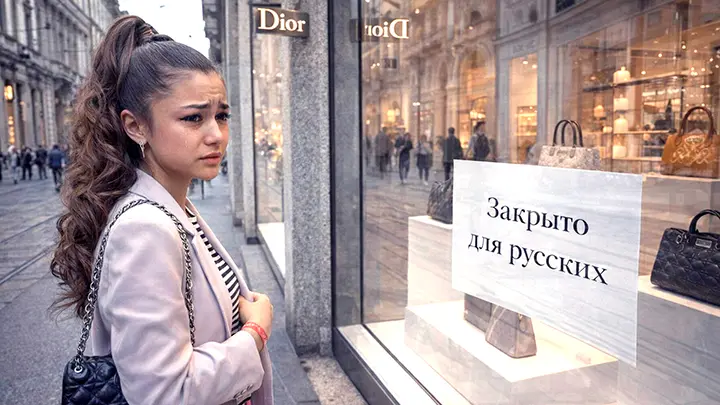 Русским не продаём: Фигуристке Петросян показали на выход в бутике Милана. Стоит ли Диор таких унижений?