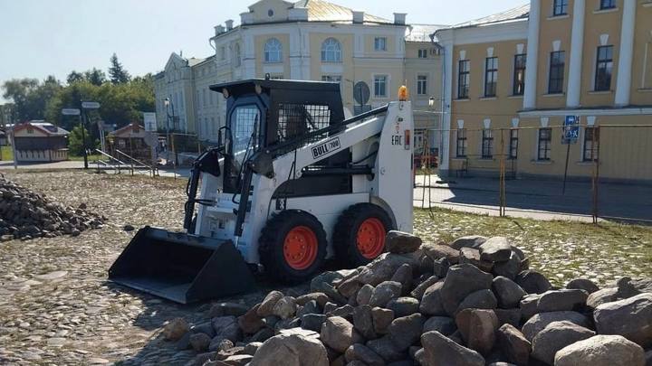 В Суздале реконструкция Торговых рядов проводится с нарушениями