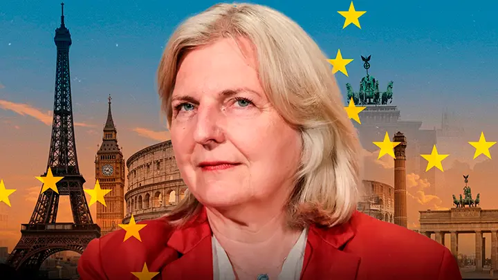 Европа собирается бомбить Москву: Экс-глава МИД Австрии Карин Кнайсль не побоялась сказать правду