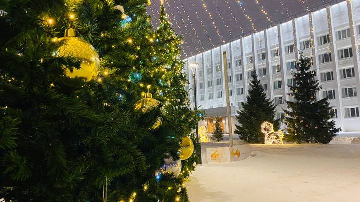 Стало известно, когда в Архангельске начнут снимать новогодние убранства
