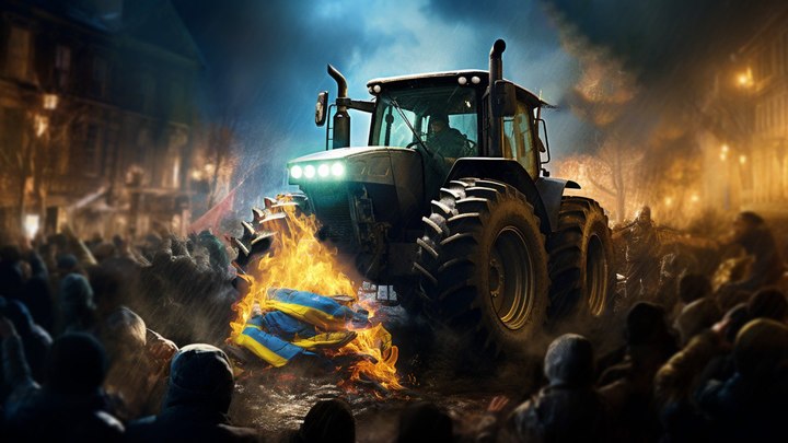 Трактора идут на Берлин: Украину выгоняют из Европы, на помощь ждут флот НАТО