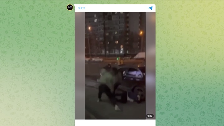 Появилось видео с массовой дракой в Москве