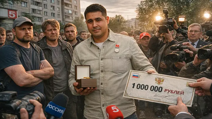 Дворнику Хайрулло за спасённого ребёнка дали миллион. Что не так с историей о героическом мигранте