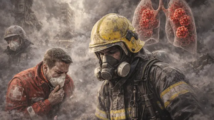 Токсичная пыль с места теракта 11 сентября повысила риск рака легких у спасателей