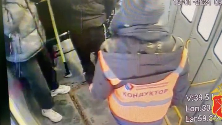В Петербурге полиция нашла трех зайцев, избивших кондуктора в трамвае