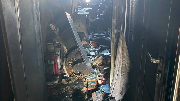 В Ейске приступили к оценке повреждений жилого дома после падения самолета