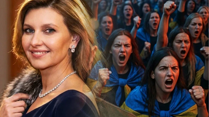 Первая леди коррупции, лжи и лицемерия. Толпа украинцев набросилась на Елену Зеленскую