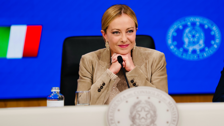 Образ итальянского премьера Джорджи Мелони увидели в отреставрированной фреске римской базилики