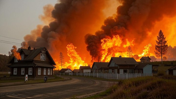 В Башкирии при пожаре погибли бабушка и ее четырехлетний внук