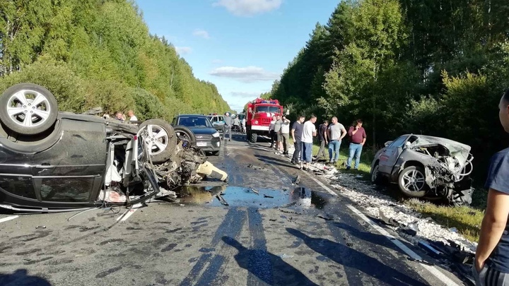На севере Нижегородской области произошло крупное ДТП: двое погибли, пятеро – в больнице