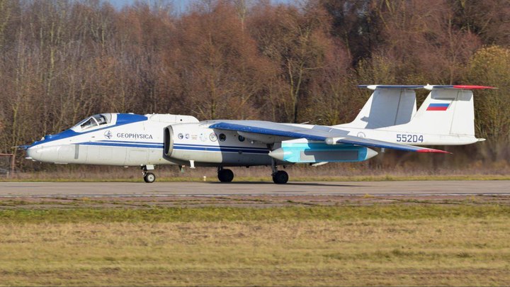 Самолет М-55 «Геофизика» снова в строю как платформа для испытаний разведывательного оборудования