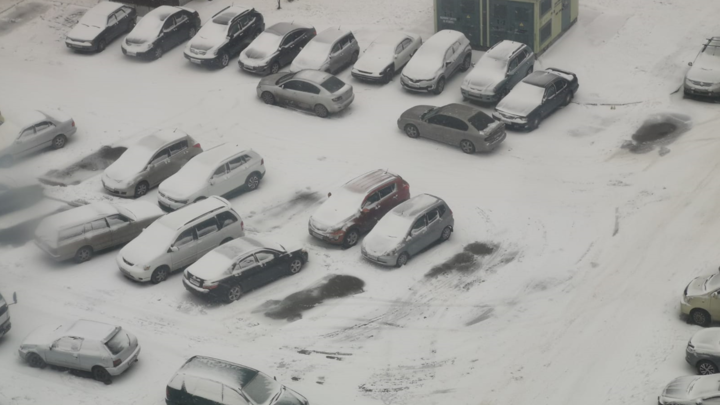 Дождались снегопада: Автомобилисты выстроились в очереди на шиномонтаж в Новосибирске
